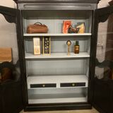 Old library in oak 19th