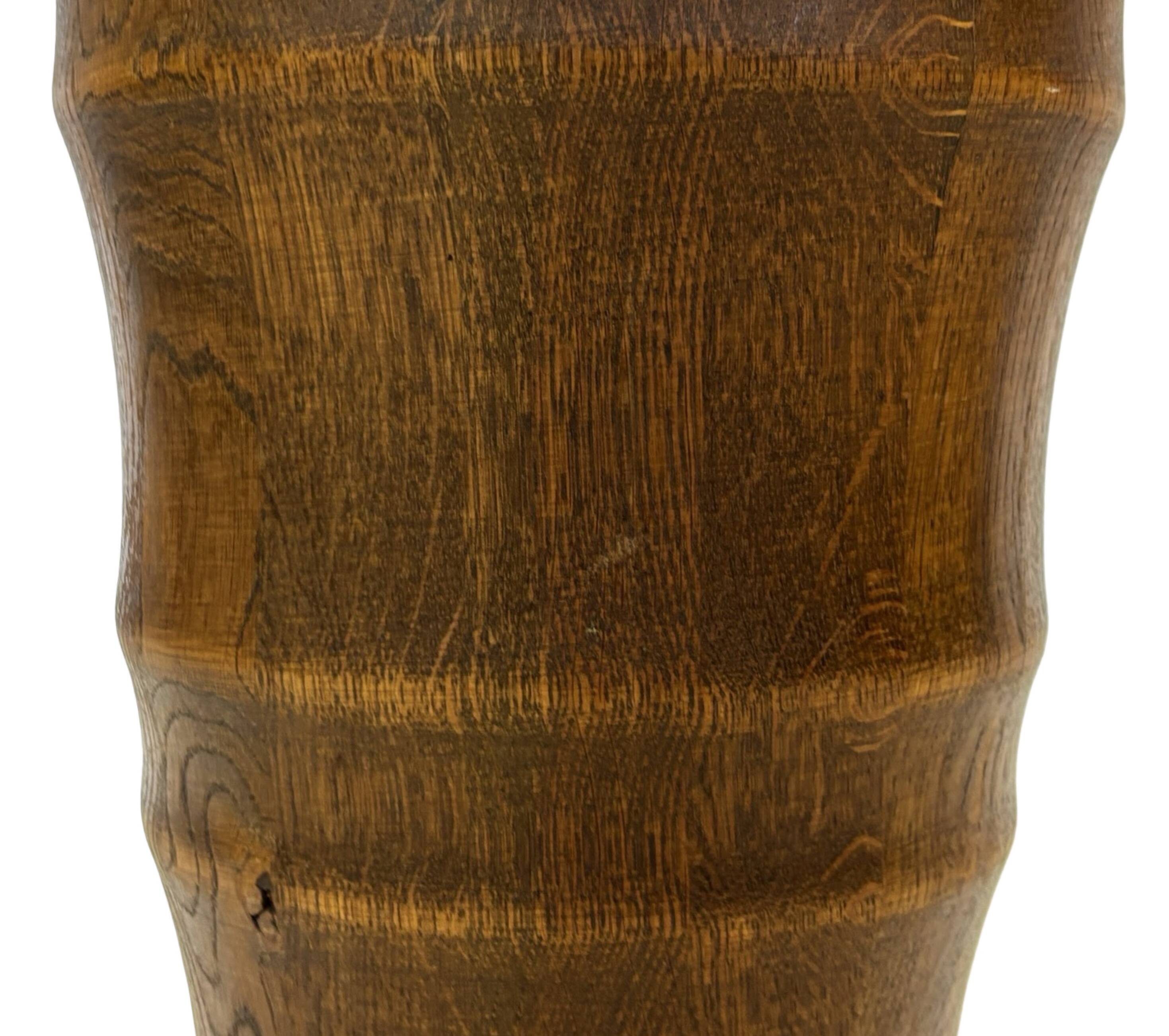 Vintage umbrella holder wooden basket storage 1960 minimalist design