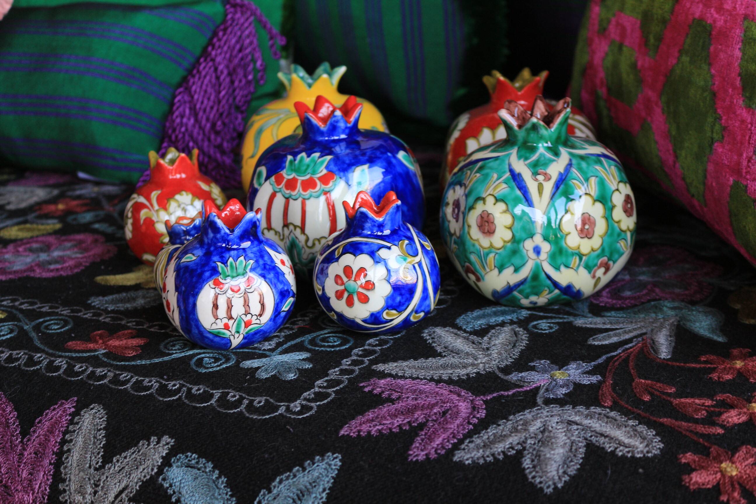 Large ceramic candle holder