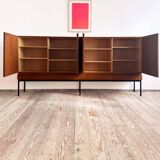 Buffet Mid-Century, modèle B60 en teck par Dieter Waeckerlin, Behr, 1950s