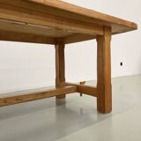 2m solid elm farmhouse table
