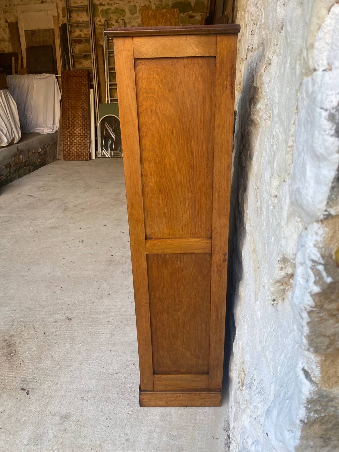 Oak filing cabinet early 20th