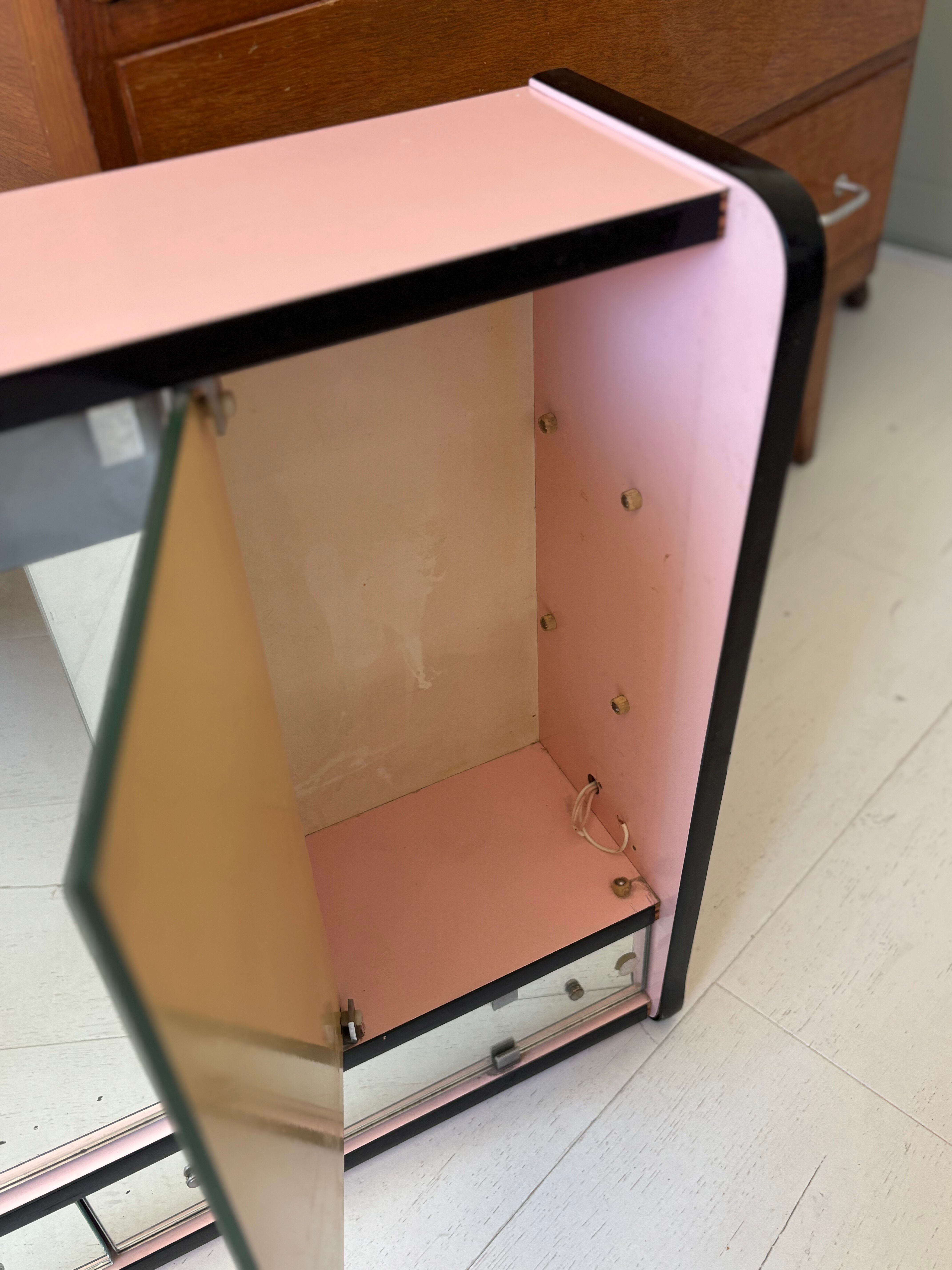Vintage Formica bathroom cabinet