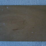 Table has oil on wood panel "lakes and flamingos" signed