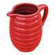 1950s pitcher / spiral broc glazed ceramic