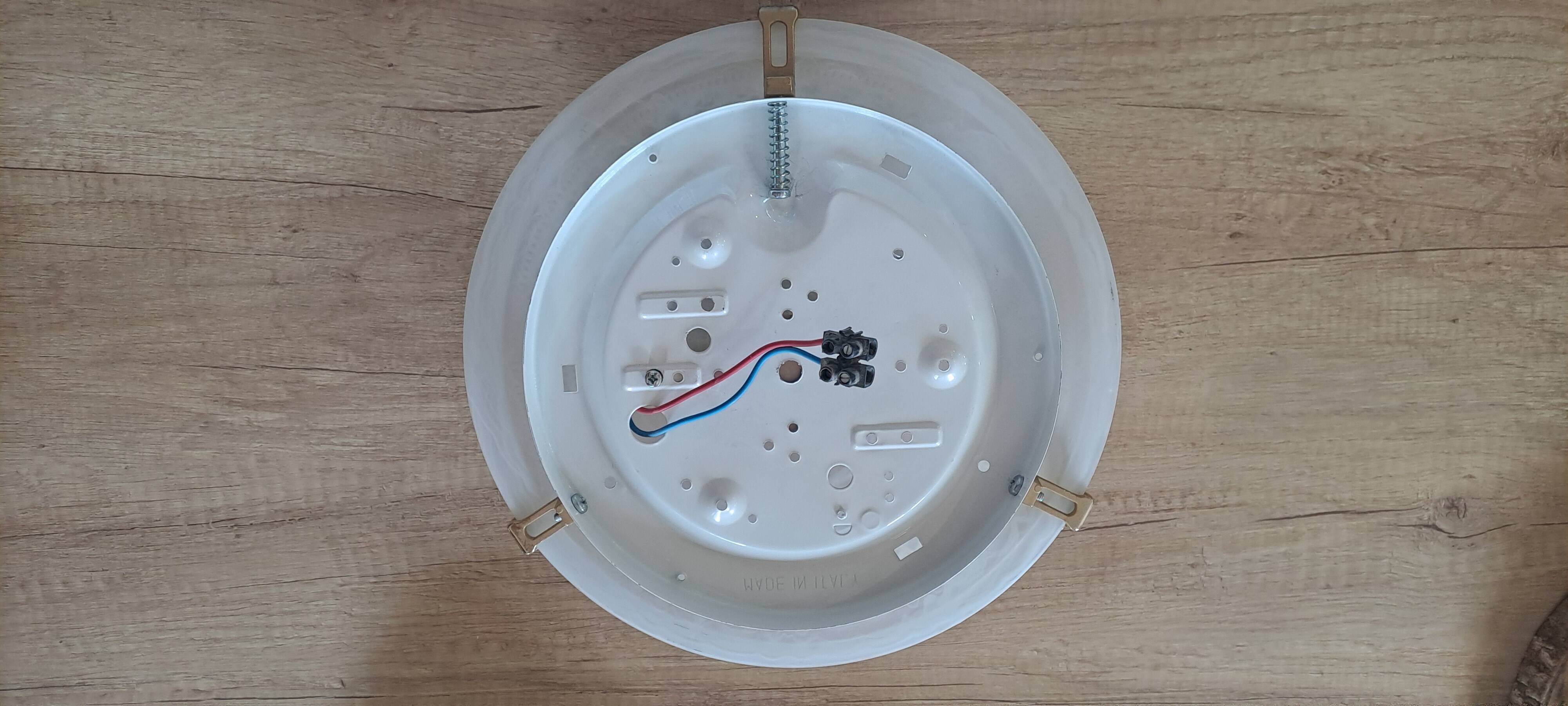 Set of 2 vintage wall/ceiling lights