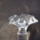 Ancient carafe with its cut crystal bouchon