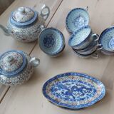 Vaisselle chinoise en porcelaine dite graine de riz  des années 50