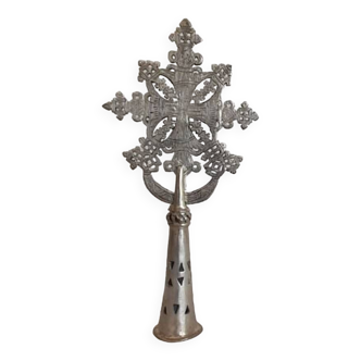 Ethiopian Coptic processional cross