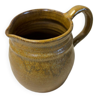 Old stoneware pitcher