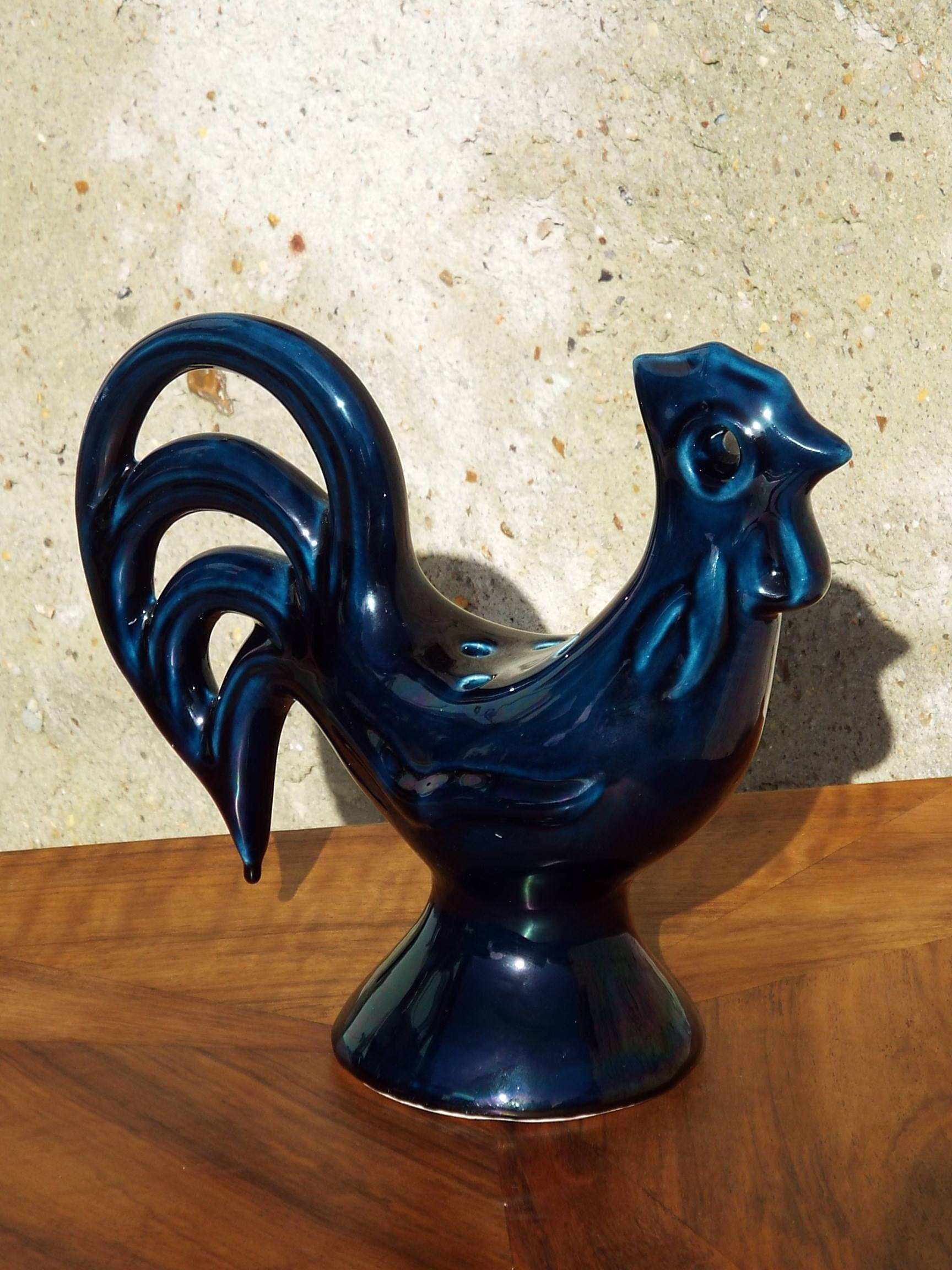 Ceramic rooster vase