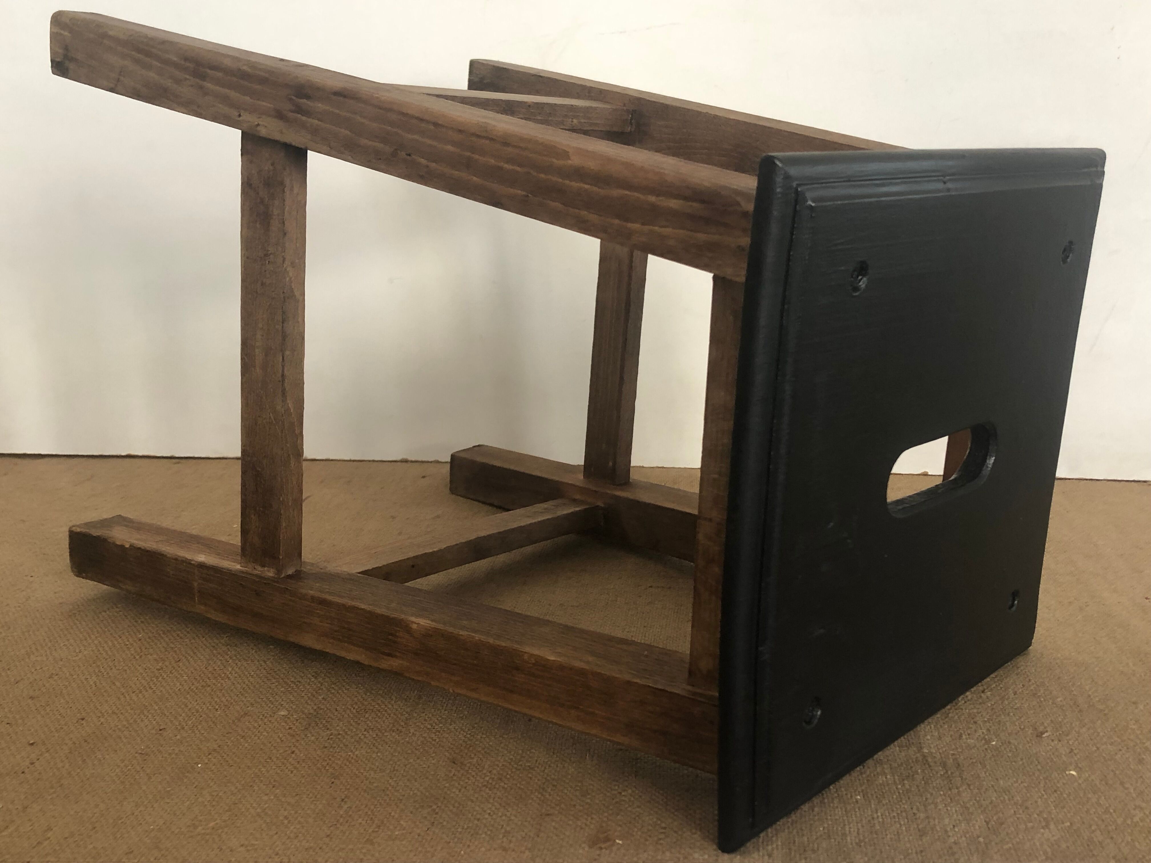 Old wooden stool