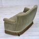 1960s, Danish 2-seater sofa, original furniture velour, beech wood.