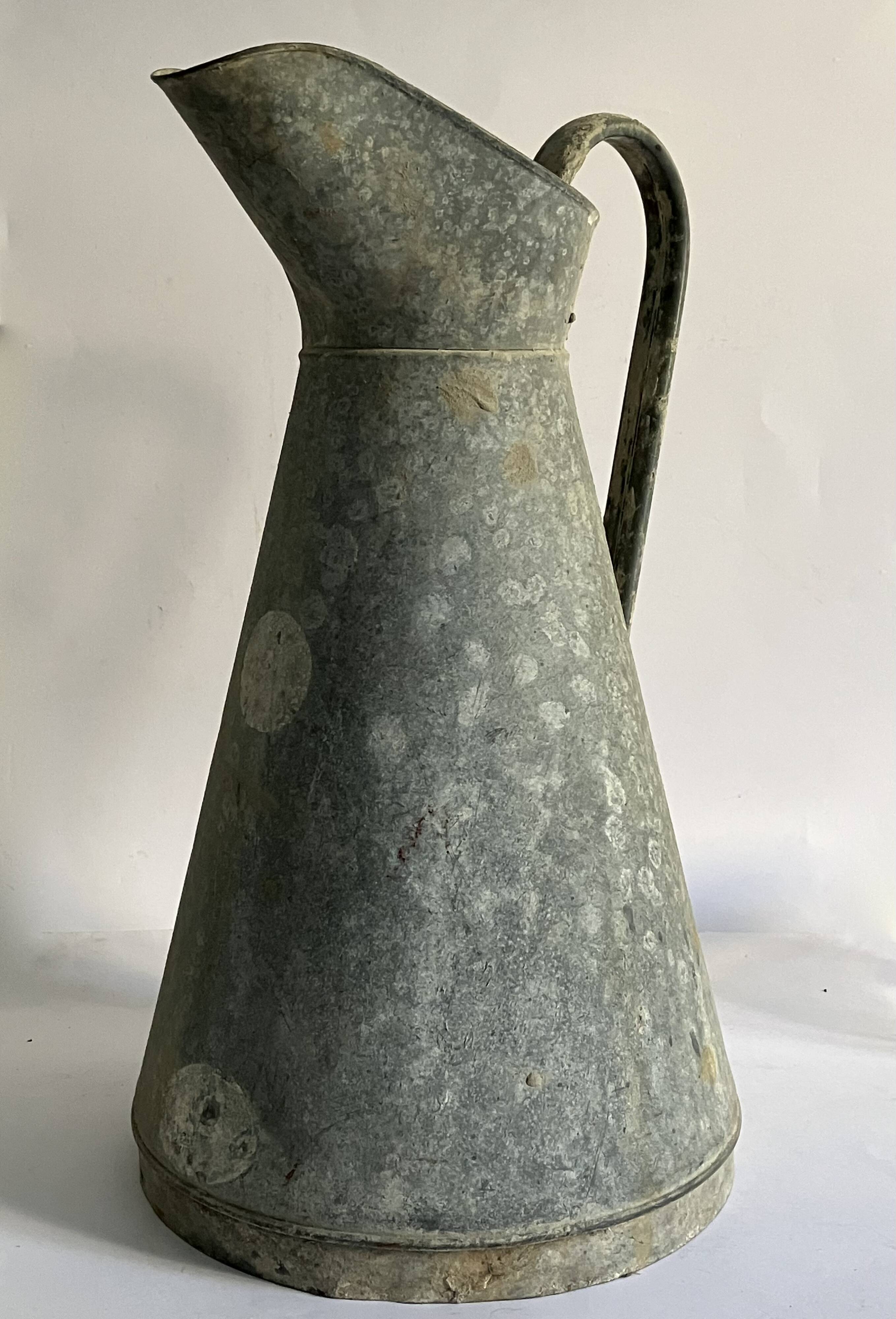 Zinc jug, watering can