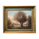 HST painting "The fisherman" signed Dervin with frame