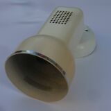 Small wall spot in white metal, vintage 1980