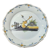 Assiette révolutionnaire du XVIIIème
