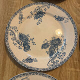 6 antique plates Royat – Sarreguemines