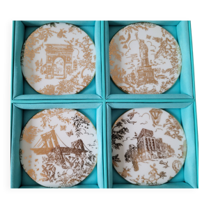 coffret de 4 sous-verres