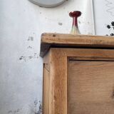 XXL solid oak counter sideboard