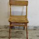 Bureau vintage pieds compas et sa chaise années 50/60