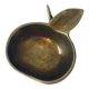Apple-shaped pocket ashtray
