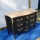 Commode noire style Louis XV