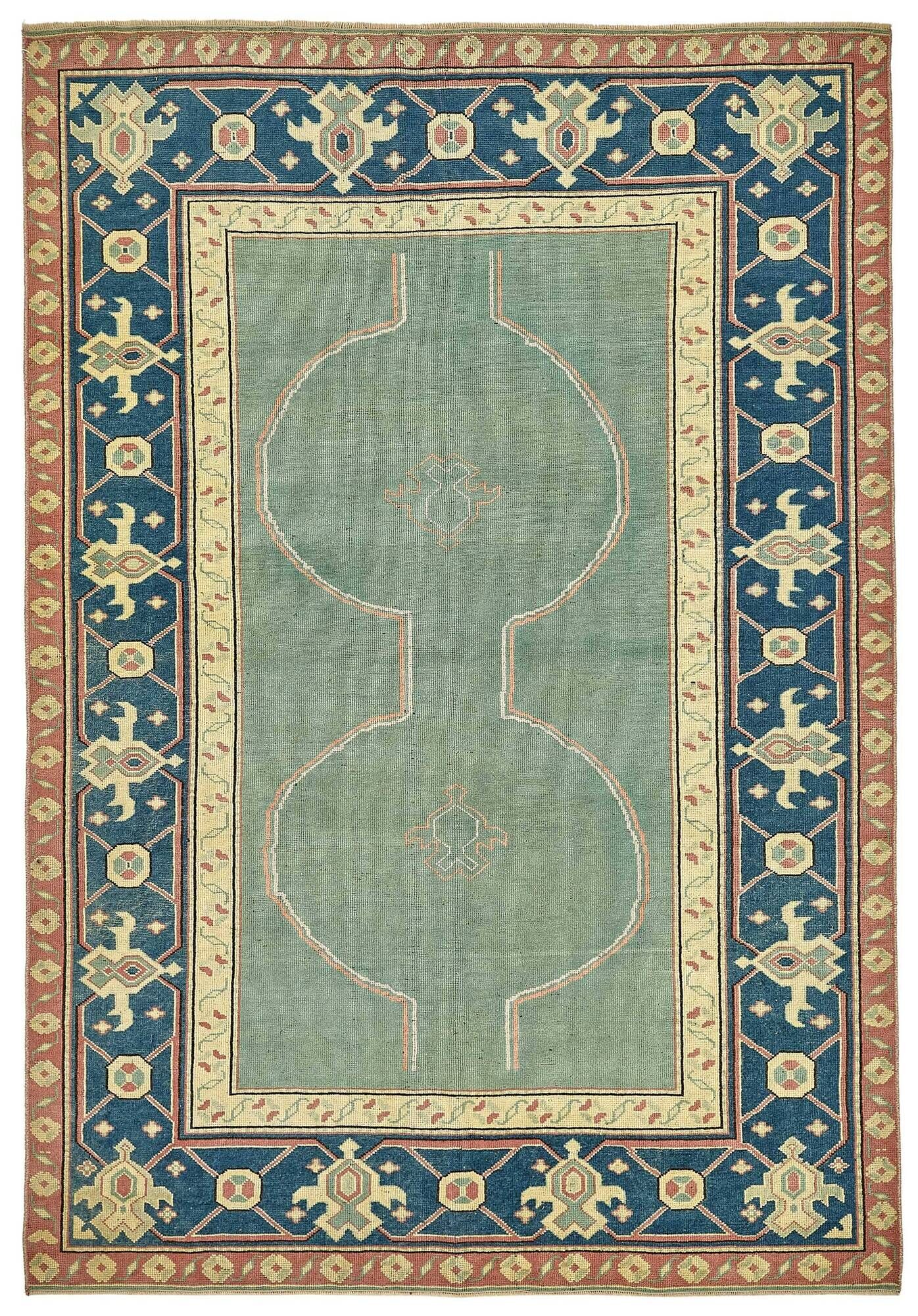 Turkish Vintage Anatolian Rug 151 cm x 242 cm