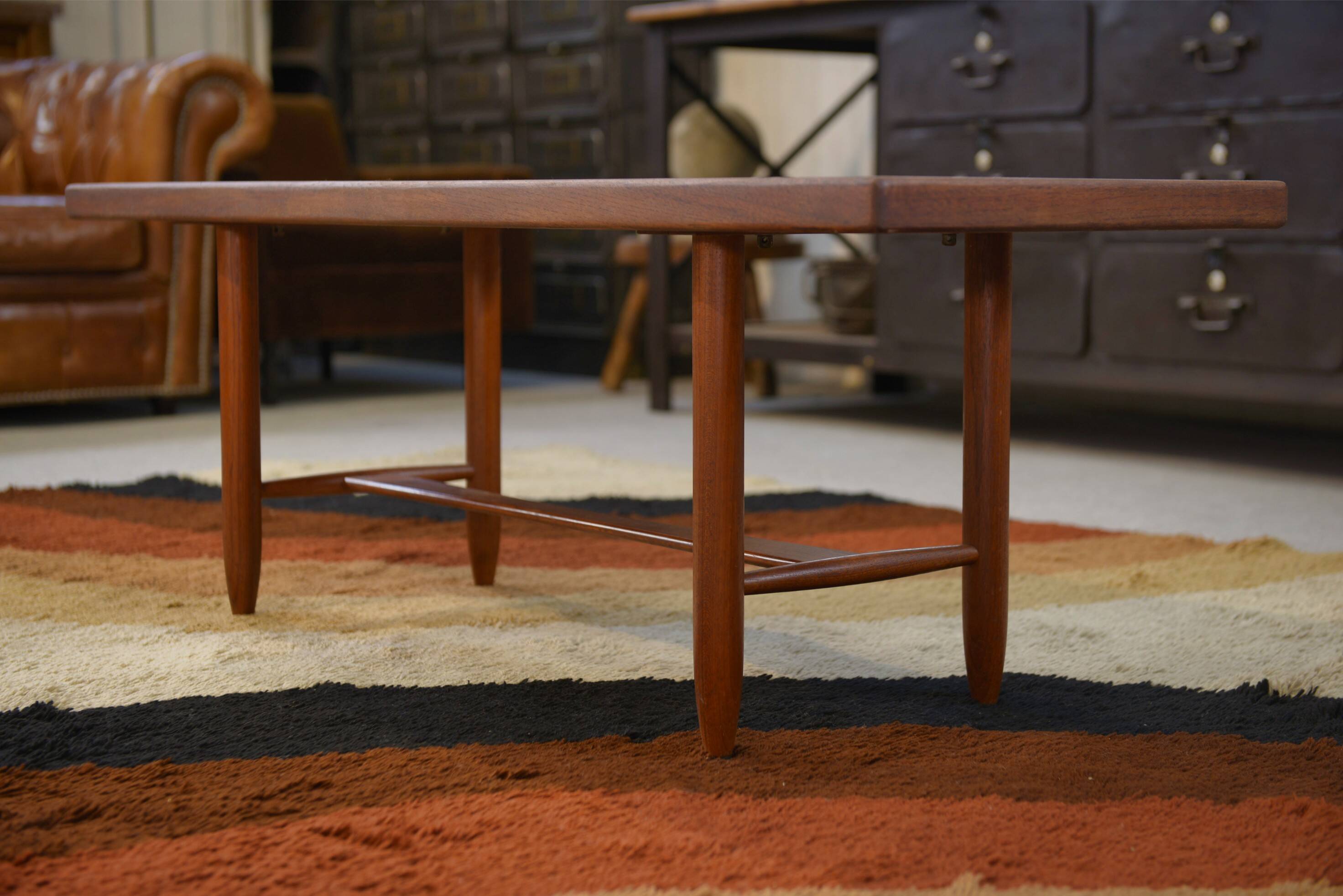 Scandinavian teak coffee table from the 1960s.