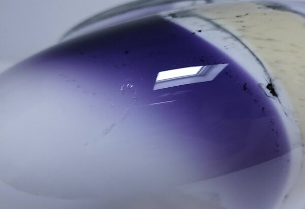 Vase verre richartz verre d'art années 80