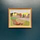Original Swedish Oil on Panel – “Trees and Fields” by Carl‑Einar Andersson (1925–1975) – 1959 – Vintage & Framed – 53 × 44.5cm (20.9"×17.5")