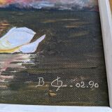 Autumn nature painting