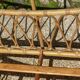Children's bed in vintage rattan from the 1950s