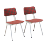 Paire de chaises modernistes par Felix Diller, Allemagne 1950s