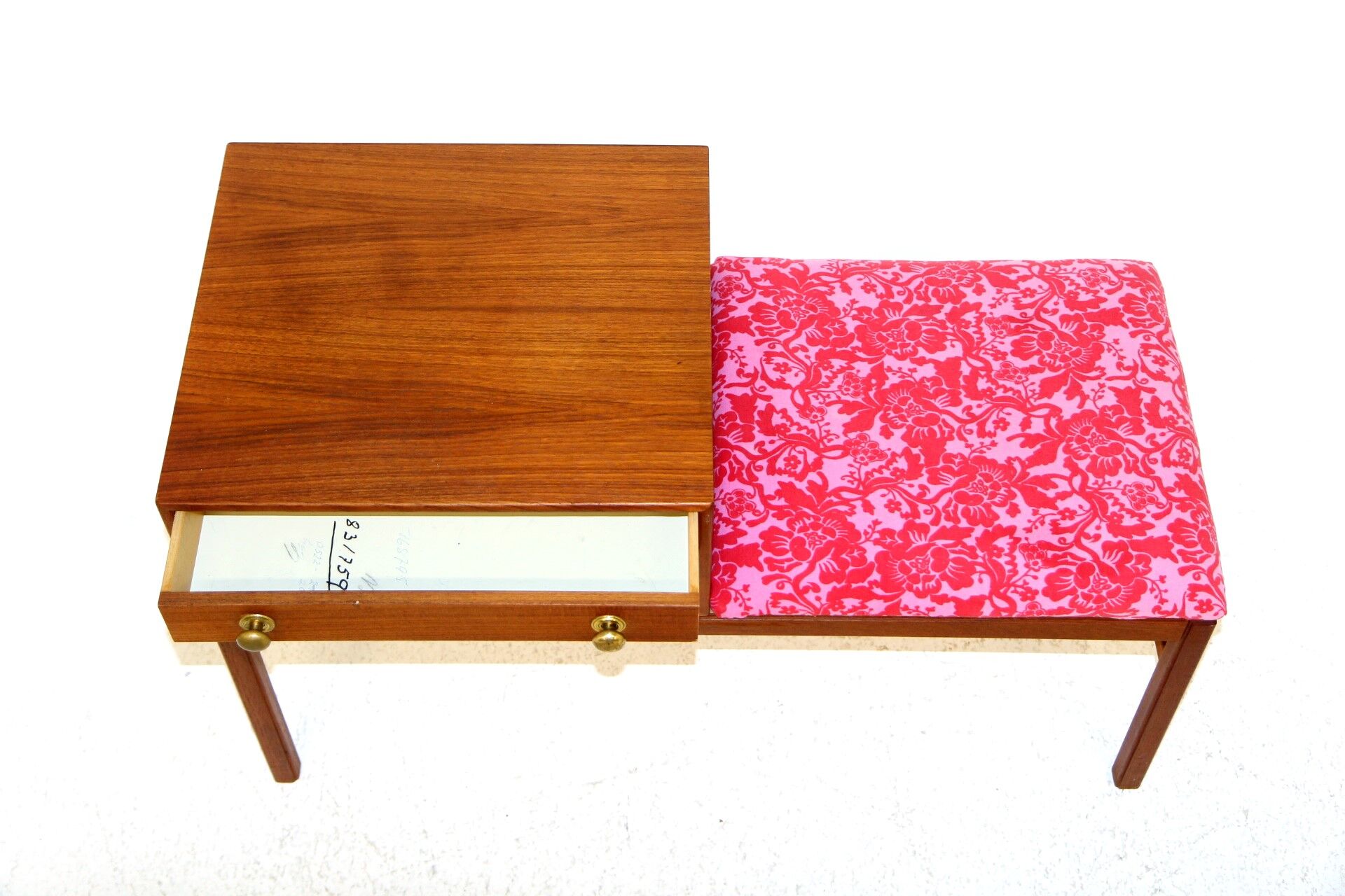 Telephone bench "Casino", Engström & Myrstrand, Tingströms, Sweden, 1960