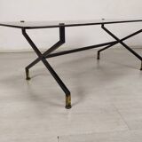 Table basse vintage verre