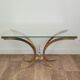 Table basse italienne en laiton