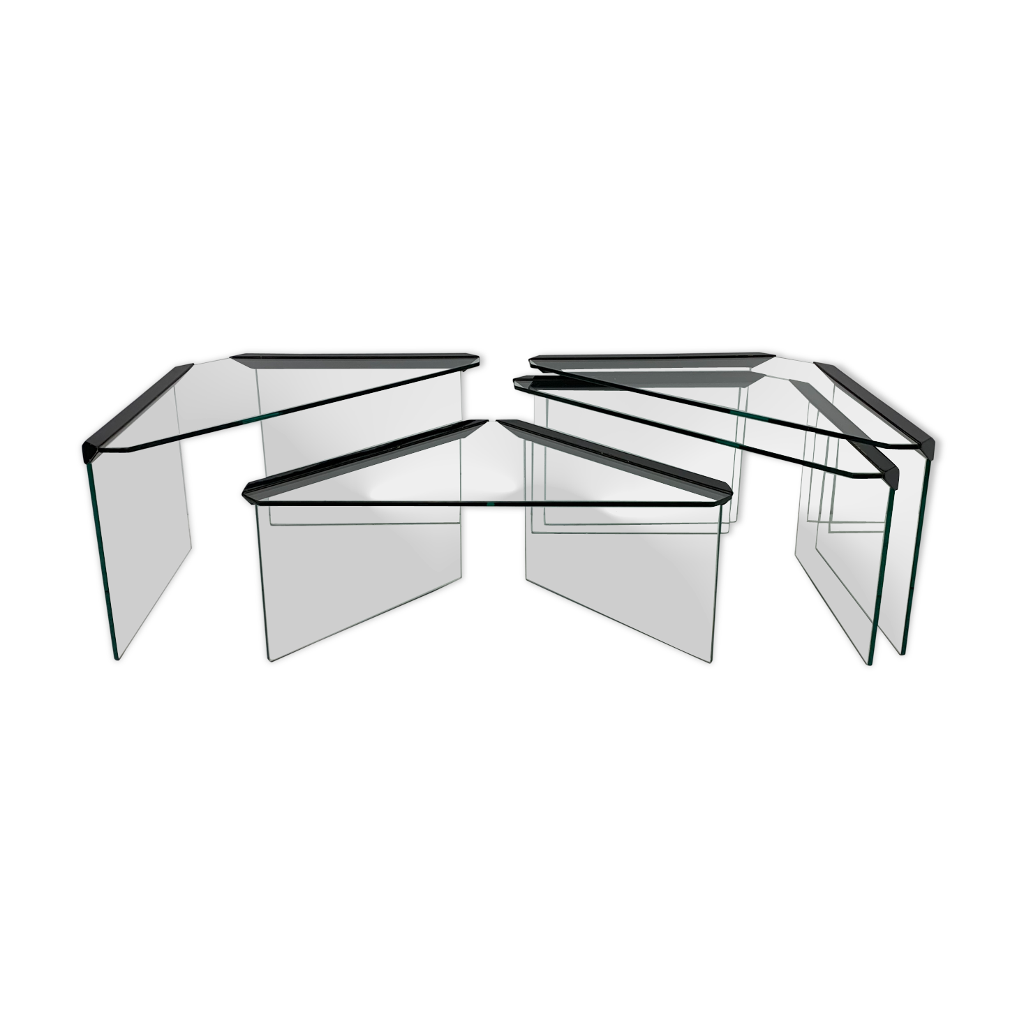 Italian nesting tables from Galotti & Radice, 1980s
