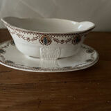 Clairefontaine ironstone gravy boat