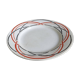 Old plate with geometric pattern Lunéville France