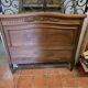 Old Louis XVI style oak headboard