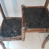 Shelf furniture in lacquered Japanese Chinese bamboo