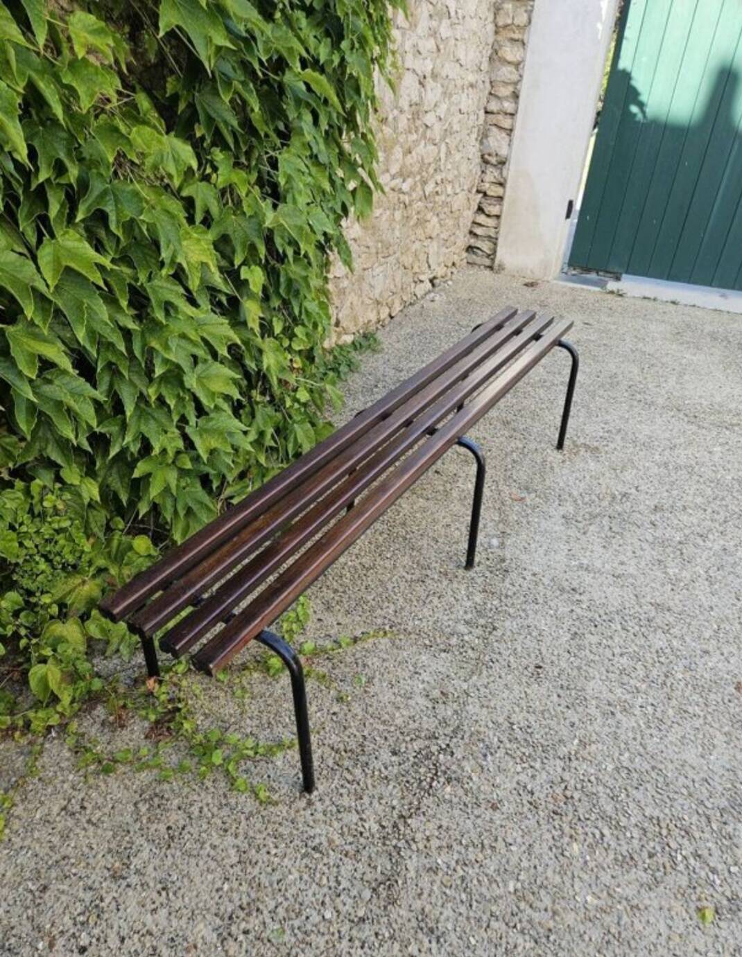 Vintage school bench