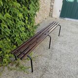 Banc d'école vintage