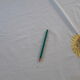 Cotton tablecloth ivory sunflower pattern