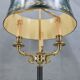 Solid bronze hot water bottle lamp empire style "Lucien Gau"