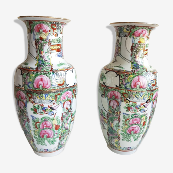 Paire de vases chinois 19eme