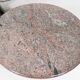 Sculptural coffee table in granite and wood, Italy 1980s.