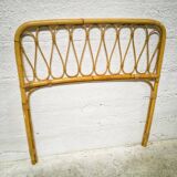 Single rattan headboard