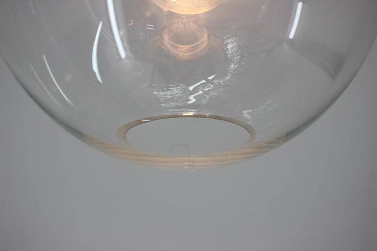 Set of four Midcentury Chandeliers Kamenicky Senov, 1970s